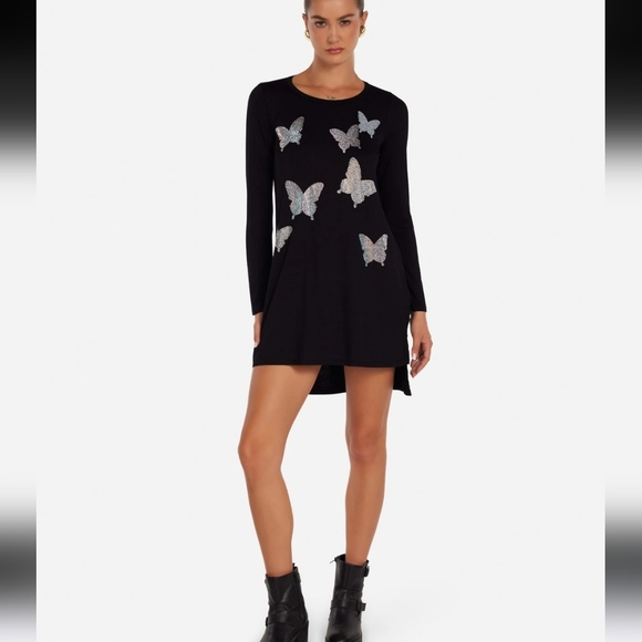 Lauren Moshi Crystal Adora Opal Butterflies dress - Picture 4 of 13